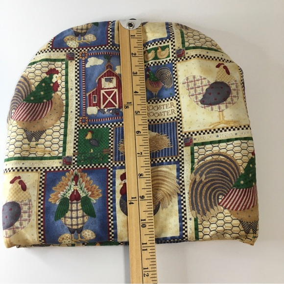 Quilted rooster farmhouse theme Tea cozy - Picture 5 of 5